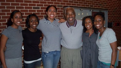 Photo of Bill Small with Minority Student Caucus 2007-2008 Executive Board